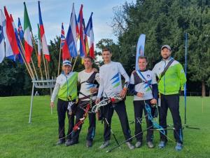 Tim Jevšnik evropski mladinski ekipni prvak v lokostrelstvu 3